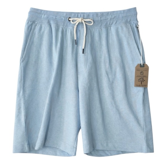 Free Planet Other - Free Planet Light Blue Marled Lounge Shorts Men’s Large NWT Eco Cotton